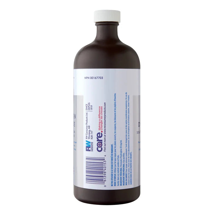 PSP Hydrogen Peroxide USP 3%, 8 x 500 mL
