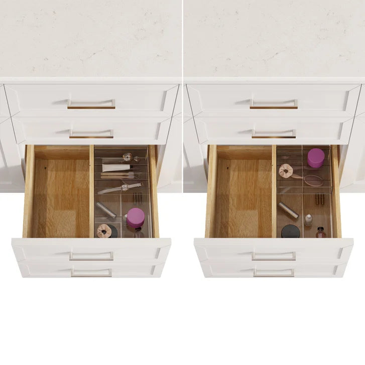 Studio Bathe Thomson II Vanity in White Finish with Engineered Stone Countertop