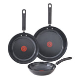 T-fal Ceramic Non-Stick Skillet Set, 3-pieces