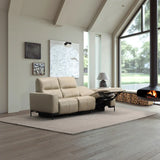Simon Li - 3 Piece Top Grain Leather Power Reclining Sofa - Zero Gravity