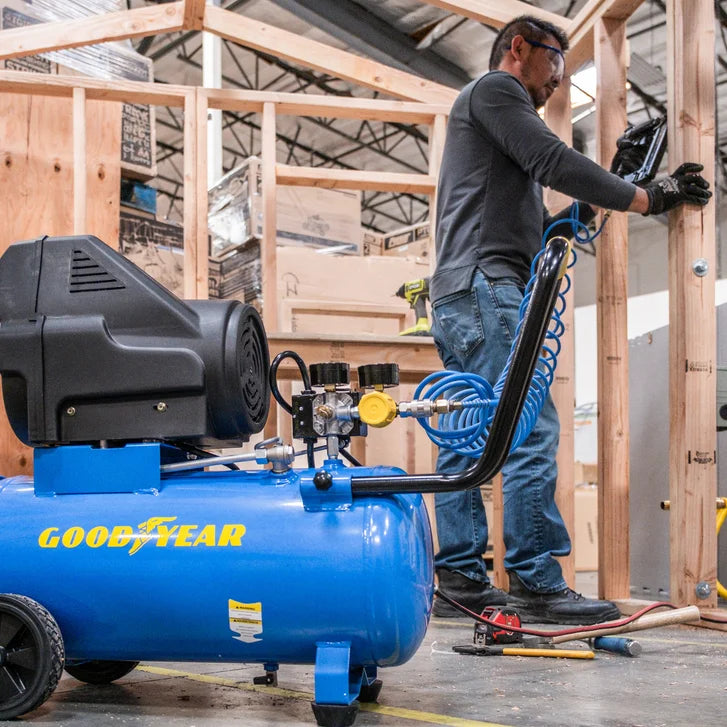 Goodyear 8 Gallon Horizontal Air Compressor
