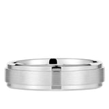 White Gold Men's Wedding Band