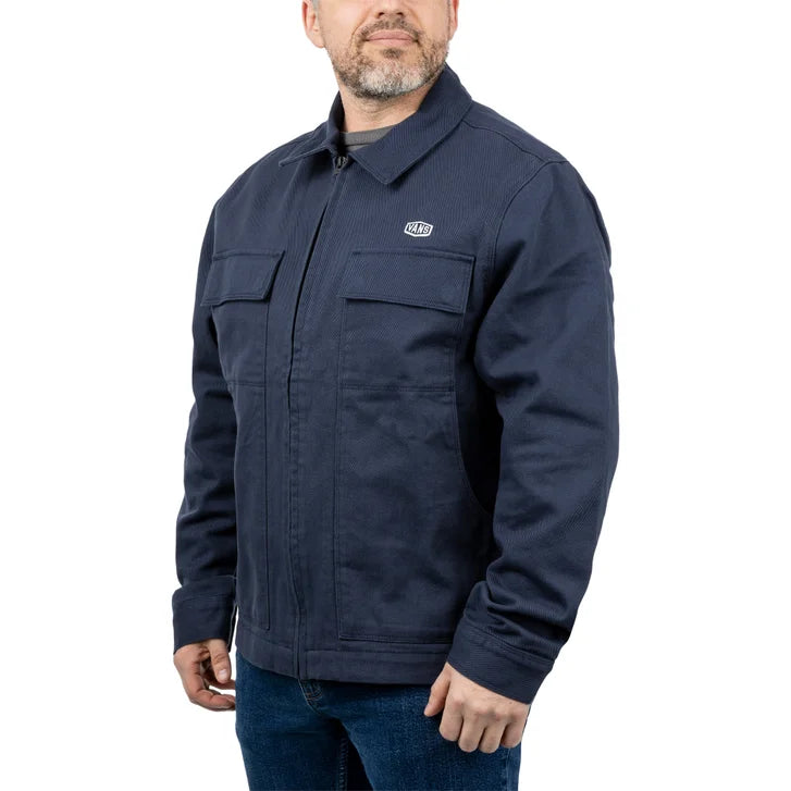 Vans Men's Mcavoy Zip Station Jacket – Casual Full-Zip Coat with Collar