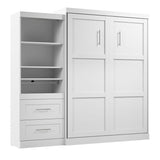Bestar Boutique Queen Wall Bed 2-piece Set with Pull-out Shelf