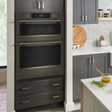 KitchenAid 30 in. Electric Microwave and 5.0 cu ft. Wall Oven with Even-Heat True Convection