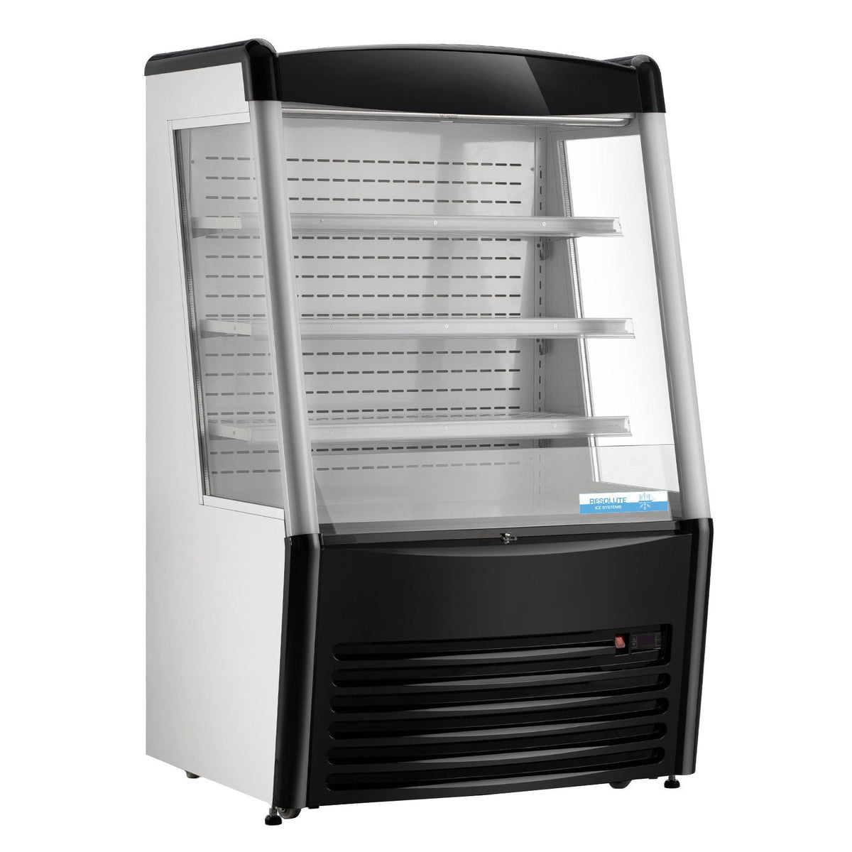 Eurodib 36 in. 13.8 cu ft. Commercial Refrigerated Beverage Merchandiser with Retractable Front Curtain