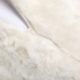 Oasis Home by Nemcor Luxe Faux Fur Decorative Pillow, 2-pack