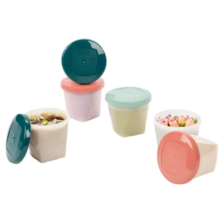 Babymoov Duo Meal Lite Baby Food Maker: Steam, Blend, Defrost, and Reheat With 6 Storage Containers