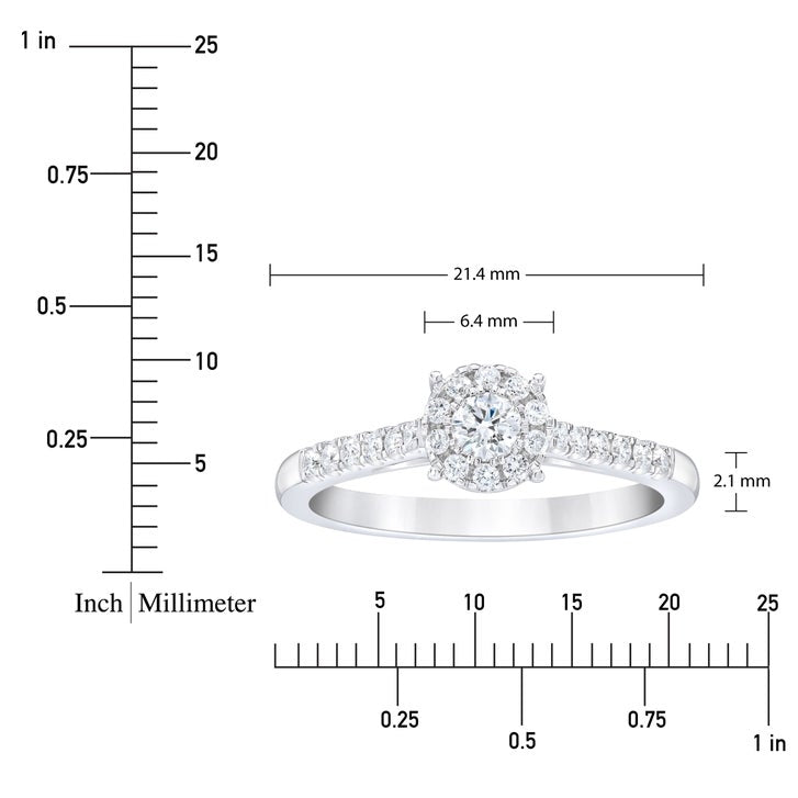 Round Brilliant Diamond Ring (0.35 ctw)