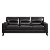 Prospera Home Sorena Top-grain Leather Sofa and Chair
