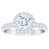 2.33 ctw Round Brilliant Cut, Clarity VS1, Colour H, Diamond Wedding Set