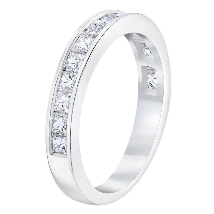 Princess Cut Diamond Wedding Band (1.00 ctw)