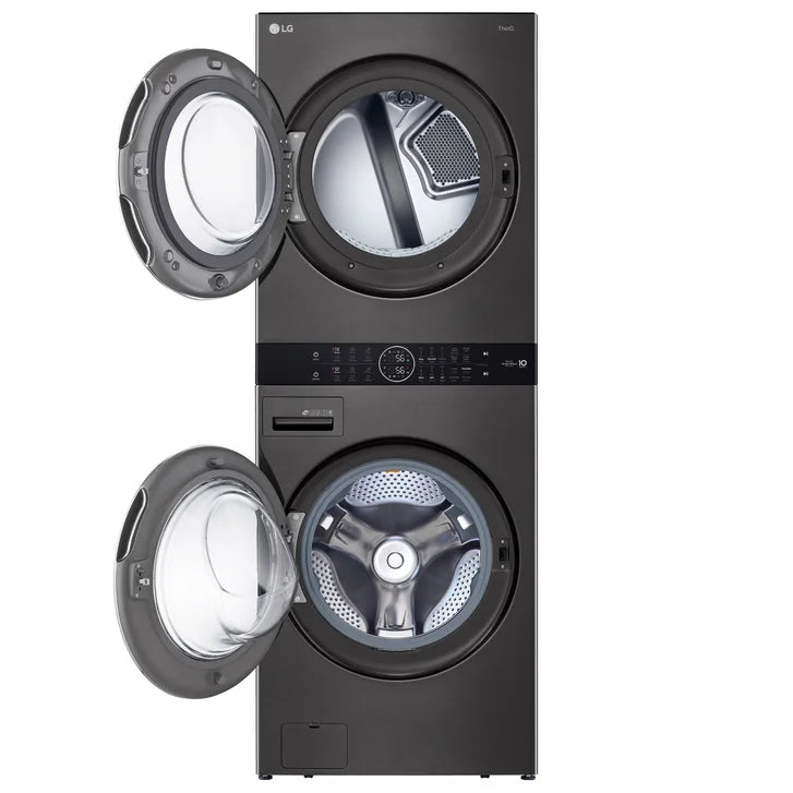 LG Single Unit Front Load WashTower with 5.2 cu ft. Steam Washer and 7.4 cu ft. Electric Steam Dryer