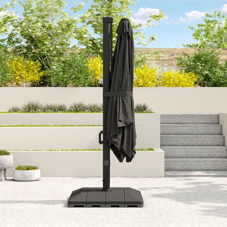Sirio 4 m x 3 m (13 ft. x 10 ft.) Cantilever Umbrella