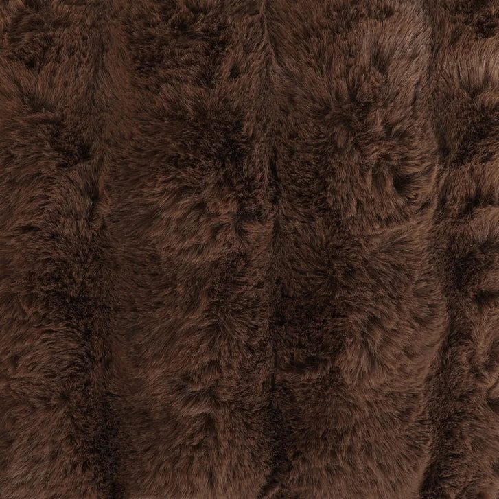 Oasis Home by Nemcor Luxe Faux Fur Decorative Pillow, 2-pack