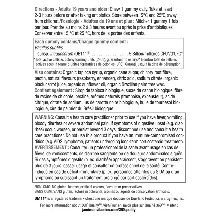 Jamieson Probiotic Gummies, 2 x 95 gummies