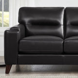 Prospera Home Sorena Top-grain Leather Sofa and Loveseat