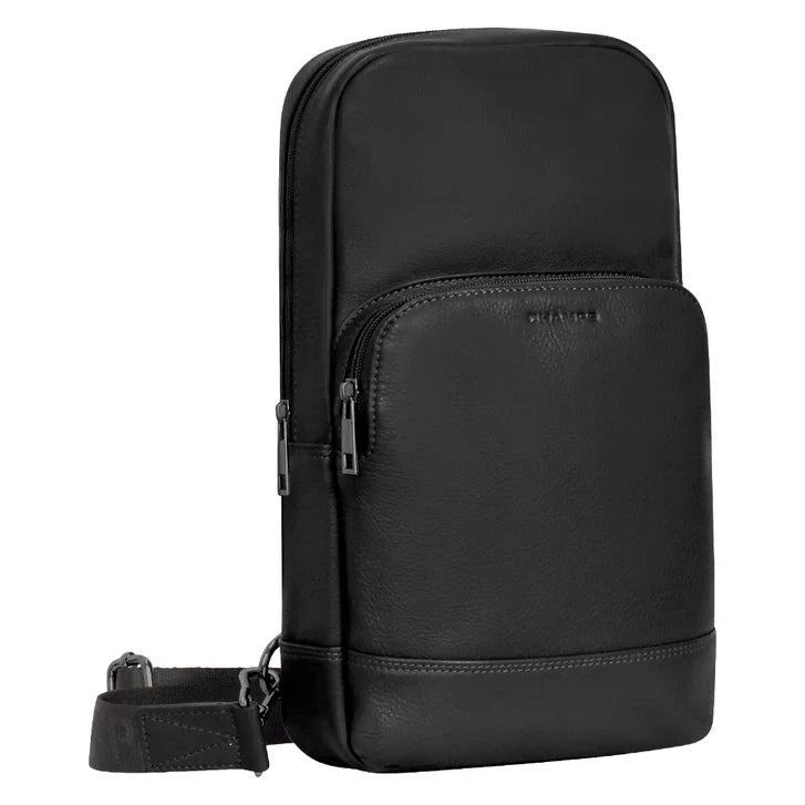 Champs Onyx Collection Leather Sling Bag