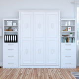 Bed & Room Porter Queen Wall Bed with 2 Side Towers