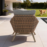 WCC Patio Cushioned Woven Chair