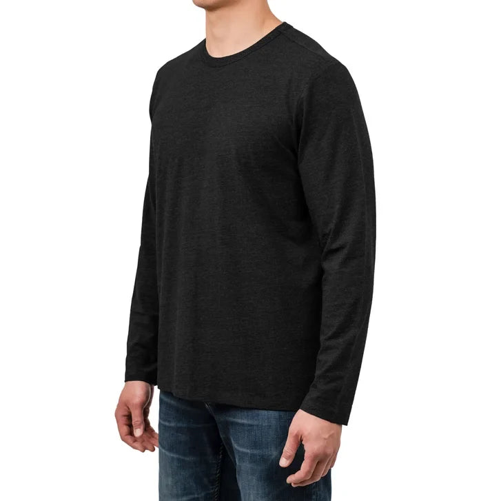 Rough Dress Men's Long Sleeve T-Shirt – Supima Cotton Crewneck