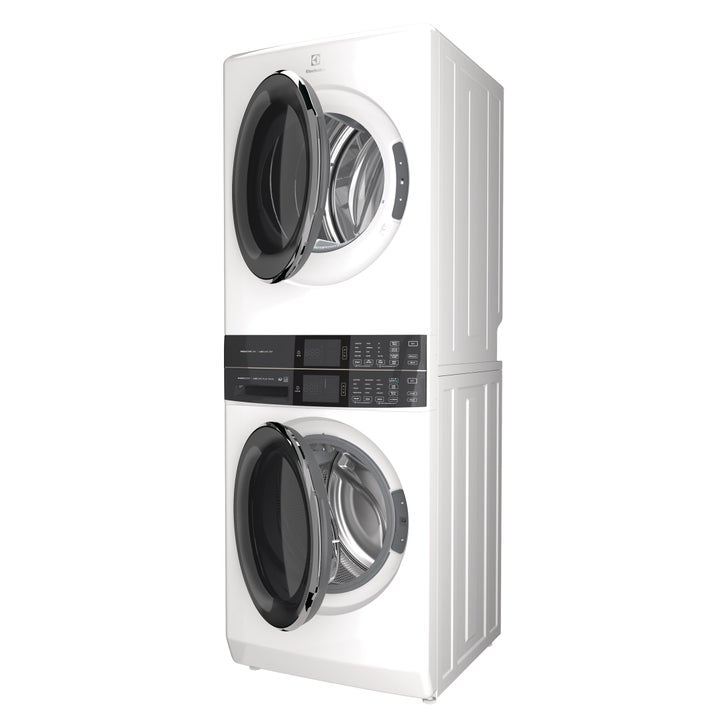 Electrolux 6 Series Single Unit Front Load Laundry Tower with 5.2 cu. ft. Washer, 8.0 cu. ft. Electric Dryer