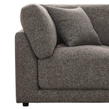 Aiden & Ivy Dayna 4-piece Modular Fabric Sofa with Ottoman