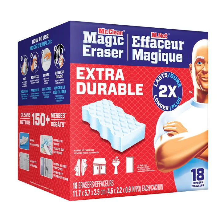 Mr. Clean Magic Eraser Extra Durable, 18-count