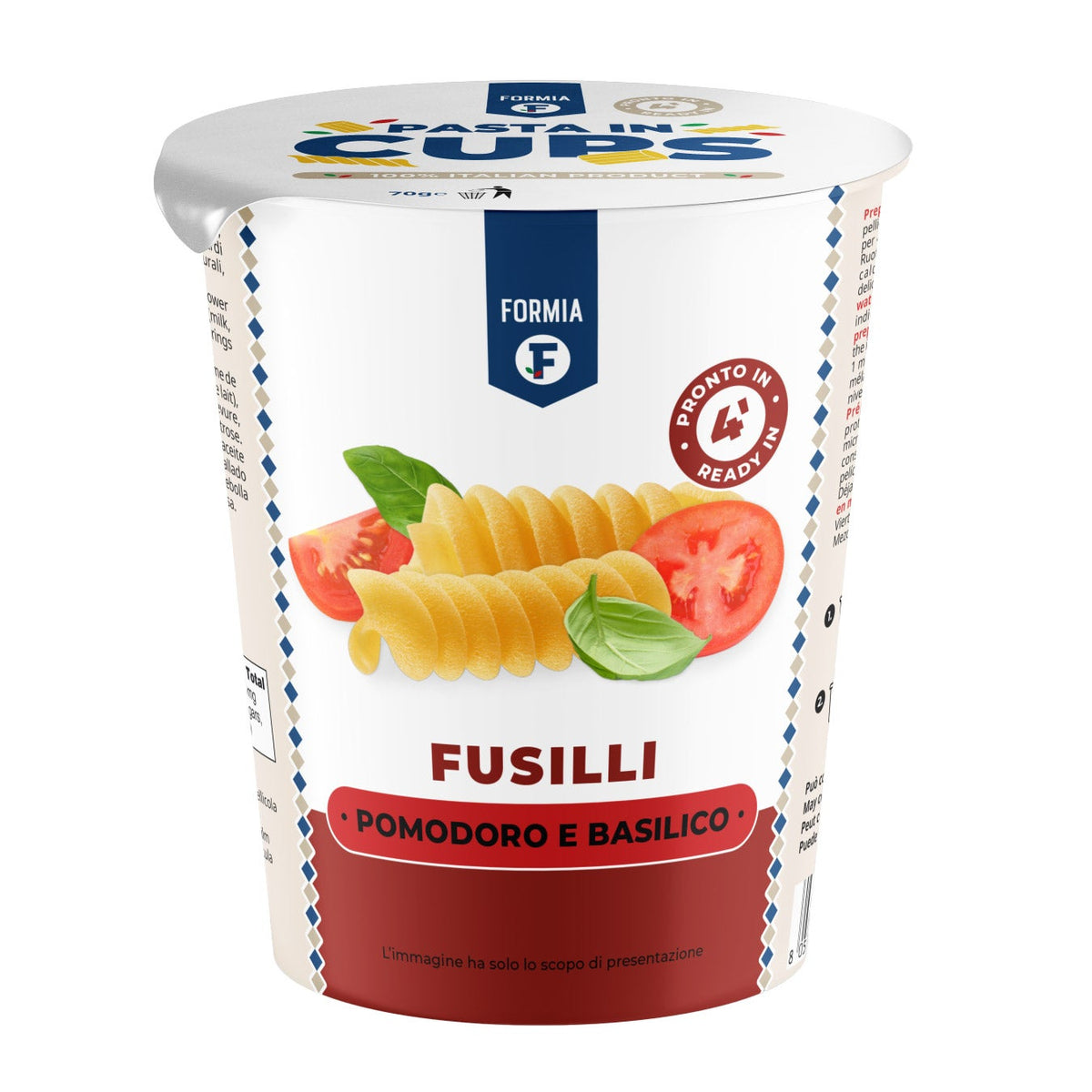 Pasta Formia Instant Pasta Meal, 24 × 70 g