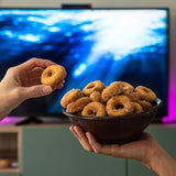 Pudgyboy’s Heat and Glaze Frozen Old Fashion Mini Donuts with Vanilla Glaze, 4-pack