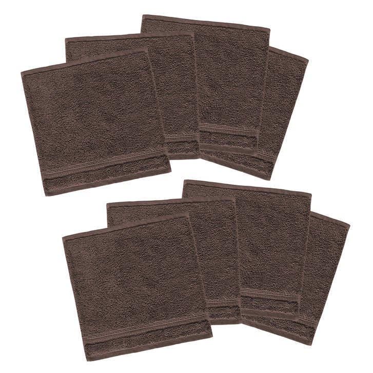 Serene Home Collection Wash Cloth Set, 8-pack