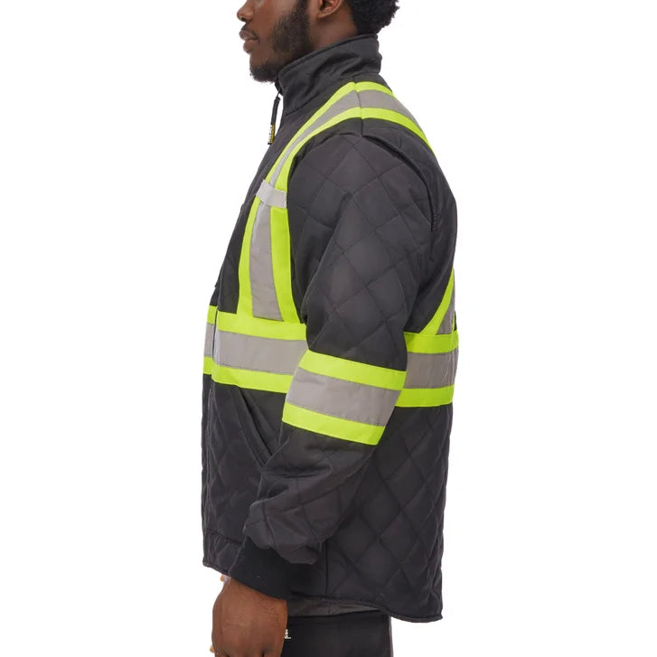 Holmes Workwear High-visibility Quilted Freezer Jacket