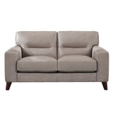 Prospera Home Sorena Top-grain Leather Sofa and Loveseat