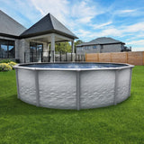 WAVEA - Round Above-Ground Steel Pool, Complete Kit with Accessories