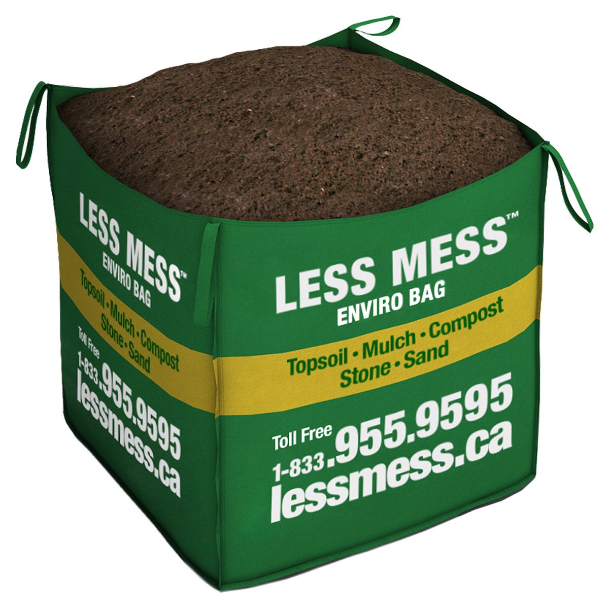Less Mess Premium Compost - Now available in most Major Cities across - ON, BC, AB, SK, QC and NB - Free Delivery