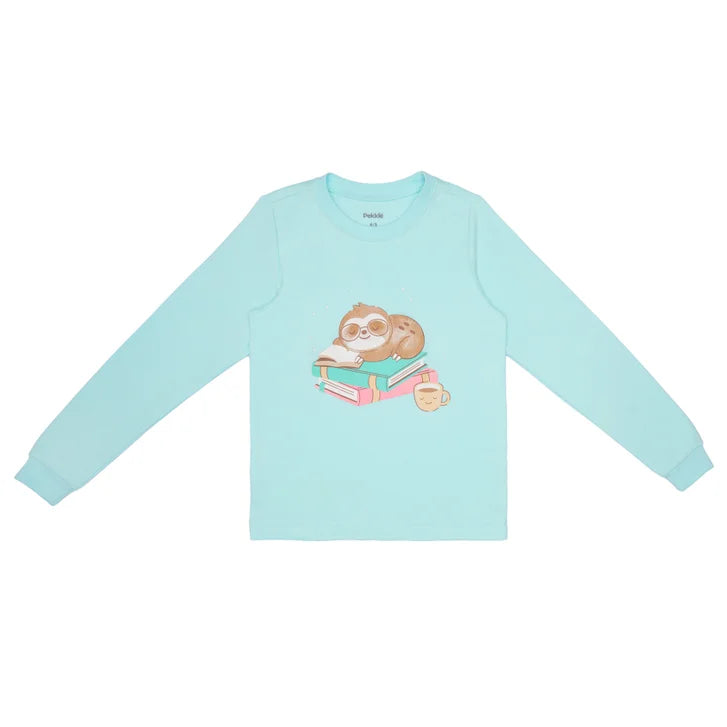 Pekkle Kids Organic Cotton 4-piece Pajama Set