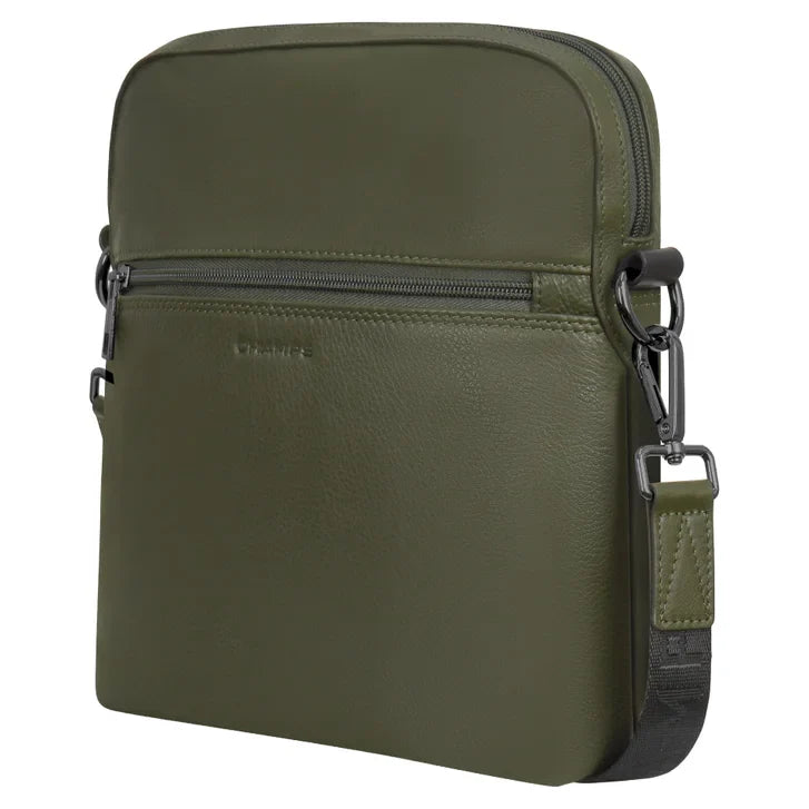 Champs Onyx Collection Leather Cross-Body Bag