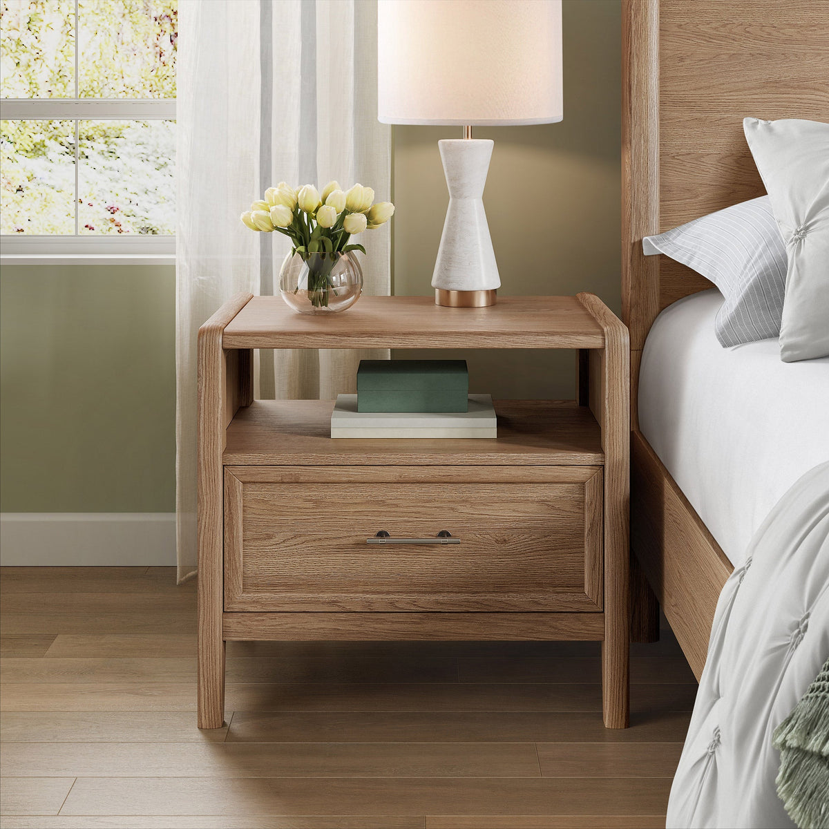 Rowan Park 1-drawer Nightstand