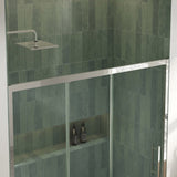 OVE Decors Dante 59 in. × 59 in. Sliding Bathtub Door