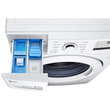LG 5.2 cu ft. White Front Load Washer with Cold Wash Technology