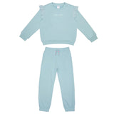 Pekkle Boys' and Girls' Cozy Fuzzy Fleece 2-piece Sweatshirt and Pants Set