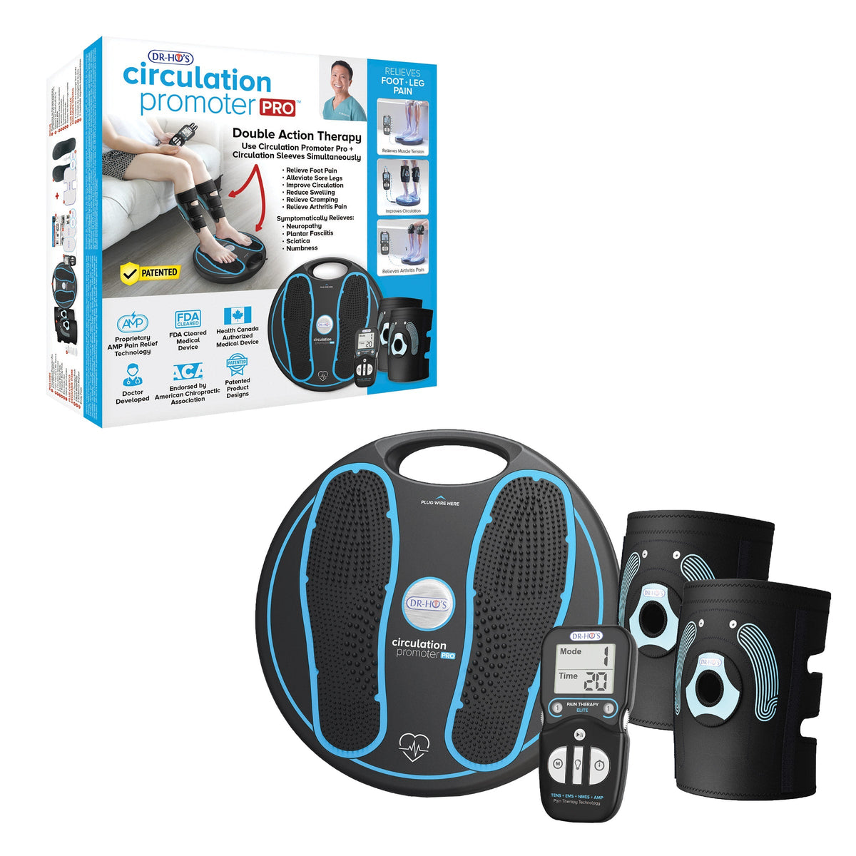 DR-HO'S Circulation Promoter Pro, Double Action Therapy Bundle