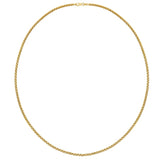 High Polish and Diamond Cut Round Box Chain