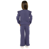Pekkle Boys' and Girls' Cozy Fuzzy Fleece 2-piece Sweatshirt and Pants Set