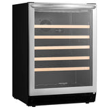 Frigidaire 24 in. Stainless Steel Built-in or Freestanding 57 Bottle Wine Cooler with Reversible Door