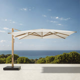 Sirio 4 m x 4 m (13.1 ft. x 13.1 ft.) Commercial Cantilever Umbrella