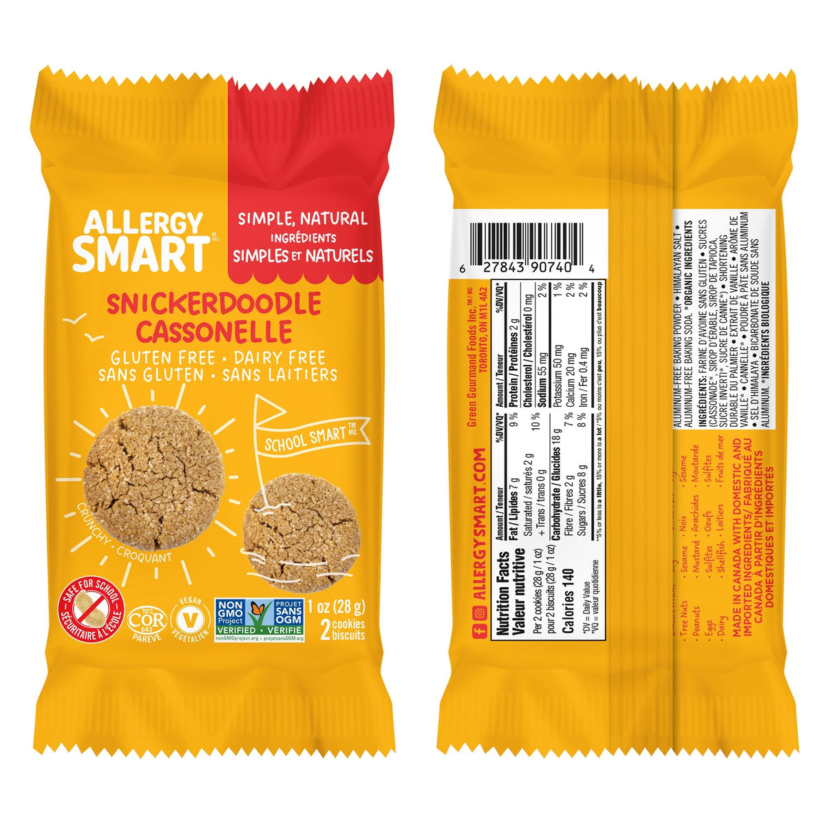 Allergy Smart Cookies​, ​48 × 28 g