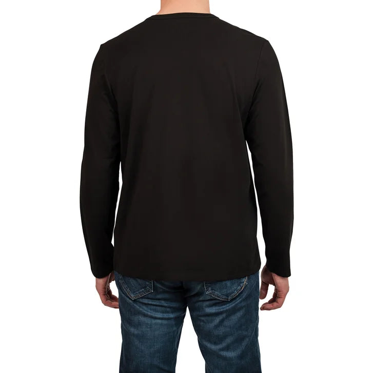 Rough Dress Men's Long Sleeve T-Shirt – Supima Cotton Crewneck