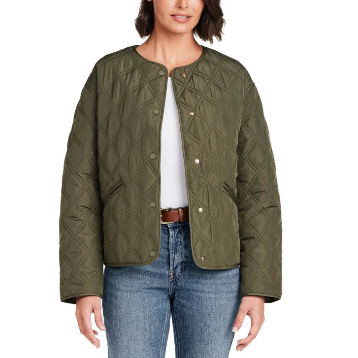 Weatherproof Women's Collarless Quilted Jacket