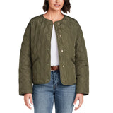 Weatherproof Women's Collarless Quilted Jacket